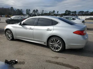 2012 Infiniti M37 with VIN JN1BY1AP6CM333483, listed as a Copart auction lot 85979394 with 199,770 mi miles and Salvage Title. Bid and sale history available at carsss.com. Image 2.