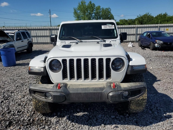 2023 Jeep Gladiator Rubicon with VIN 1C6JJTBG9PL546437, listed as a Copart auction lot 55516685 with 14,106 mi miles and Salvage title. Bid and sale history available at DreamBid. Image 5.