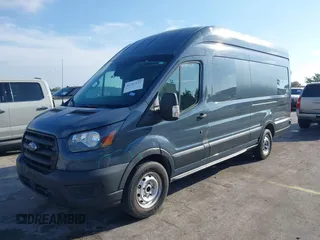 2020 Ford Transit Cargo with VIN 1FTBR3X85LKB04164, listed as a IAAI auction lot 41757122 with 101,038 mi miles. Bid and sale history available at carsss.com. Image 2.