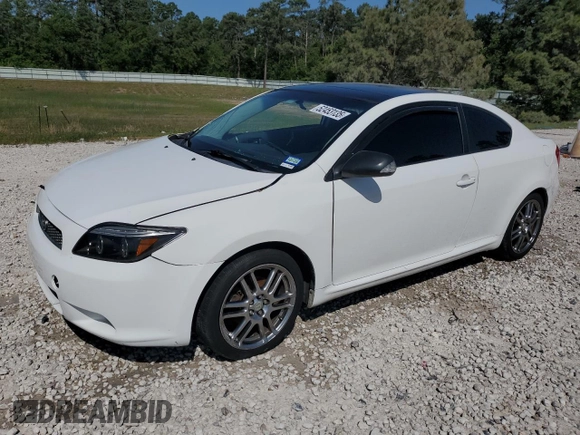 2005 Scion tC with VIN JTKDE177250021640, listed as a Copart auction lot 52453135 with 224,206 mi miles and Salvage Title. Bid and sale history available at carsss.com. Image 1.