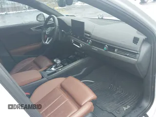 2021 Audi A4 S line Premium Plus with VIN WAUEAAF48MA014602, listed as a IAAI auction lot 41558351 with 44,229 mi miles and . Bid and sale history available at DreamBid. Image 5.