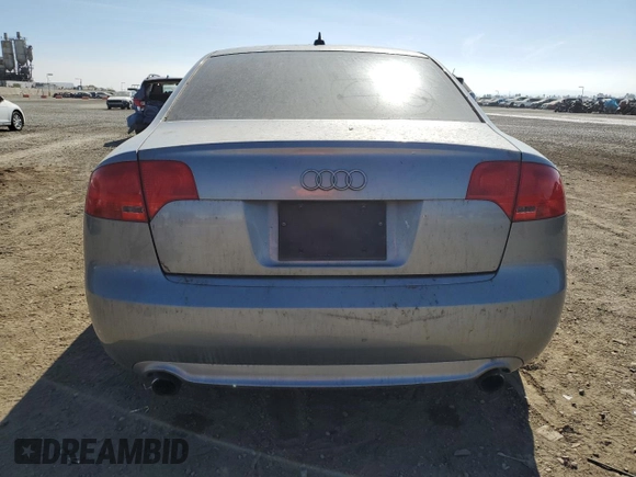 2007 Audi A4 2.0T with VIN WAUBF78E97A038568, listed as a Copart auction lot 77959884 with 227,348 mi miles and Clean Title. Bid and sale history available at carsss.com. Image 6.