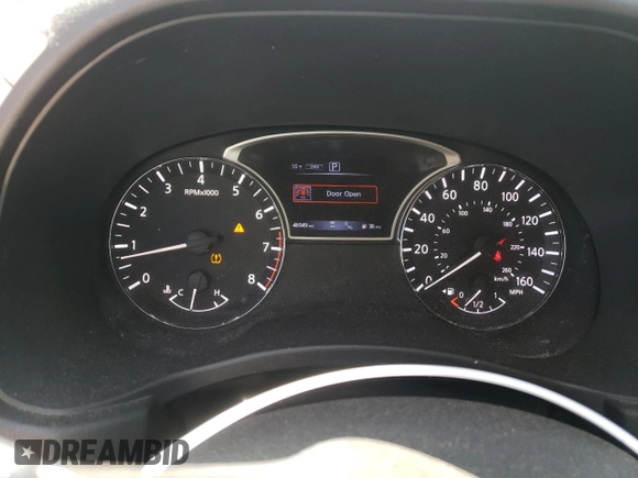 2020 Nissan Pathfinder SV with VIN 5N1DR2BM2LC606787, listed as a Copart auction lot 48697615 with 46,949 mi miles and Salvage title. Bid and sale history available at DreamBid. Image 9.
