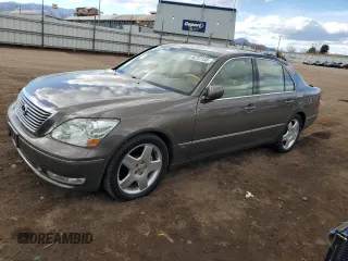 2005 Lexus LS 430 z VIN JTHBN36F755003302, wystawiony jako Copart lot #46731155 z przebiegiem 193 864 mil mil oraz Czysty tytuł • Clean title. Historia ofert i sprzedaży dostępna na DreamBid. Obrazek 1.