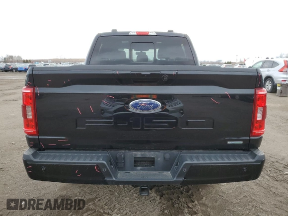2022 Ford F-150 XL with VIN 1FTEW1EP4NKF10475, listed as a Copart auction lot 48808885 with 61,301 mi miles and Salvage Title. Bid and sale history available at carsss.com. Image 6.