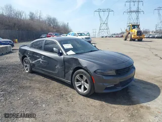 2017 Dodge Charger SXT with VIN 2C3CDXHG0HH528211, listed as a IAAI auction lot 41796473 with 99,464 mi miles. Bid and sale history available at carsss.com. Image 1.