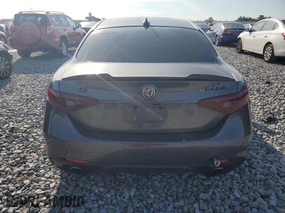 2018 Alfa Romeo Giulia Ti Sport with VIN ZARFAECN2J7597825, listed as a Copart auction lot 64125035 with 92,565 mi miles and Clean title. Bid and sale history available at DreamBid. Image 6.