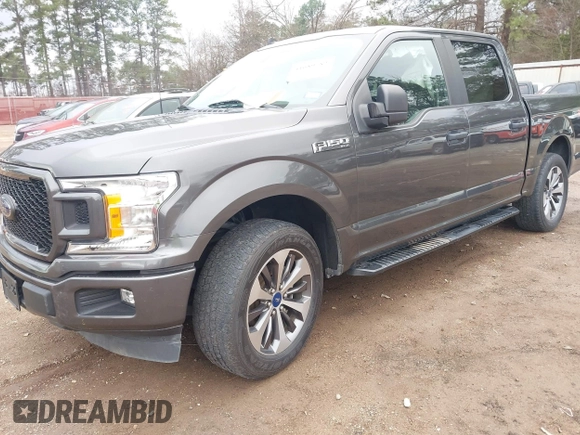 2020 Ford F-150 XL with VIN 1FTEW1C47LKD55183, listed as a IAAI auction lot 41689782 with 67,715 mi miles. Bid and sale history available at carsss.com. Image 2.