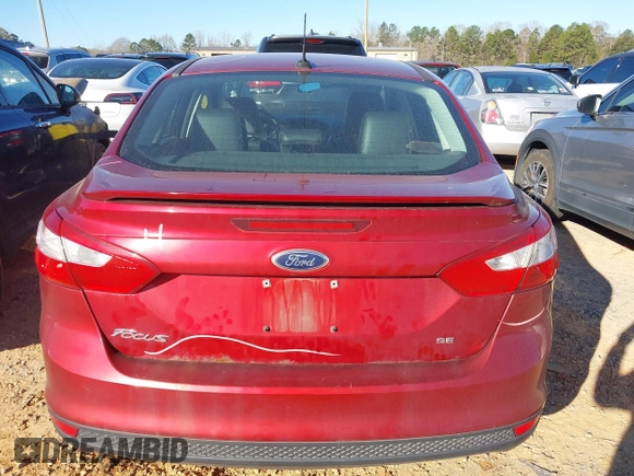 2013 Ford Focus SE with VIN 1FADP3F27DL150124, listed as a IAAI auction lot 41824159 with 145,693 mi miles. Bid and sale history available at carsss.com. Image 16.