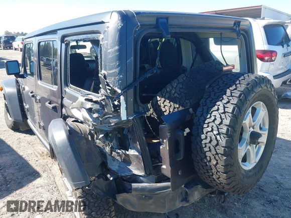 2020 Jeep Wrangler Unlimited Sport S with VIN 1C4HJXDG1LW237405, listed as a IAAI auction lot 40631451 with 60,256 mi miles and . Bid and sale history available at DreamBid. Image 6.