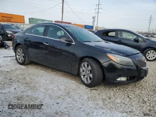 2012 Buick Regal Premium 1 with VIN 2G4GS5EK8C9112440, listed as a Copart auction lot 41832215 with 155,095 mi miles and Salvage Title. Bid and sale history available at carsss.com. Image 4.