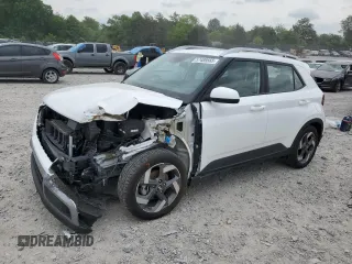 2024 Hyundai Venue SEL with VIN KMHRC8A38RU315331, listed as a Copart auction lot 57489565 with 7,158 mi miles and Salvage title. Bid and sale history available at DreamBid. Image 1.