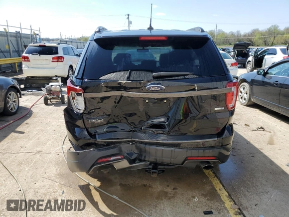 2018 Ford Explorer XLT with VIN 1FM5K8DHXJGC40157, listed as a Copart auction lot 51844945 with 137,476 mi miles and Salvage title. Bid and sale history available at DreamBid. Image 6.