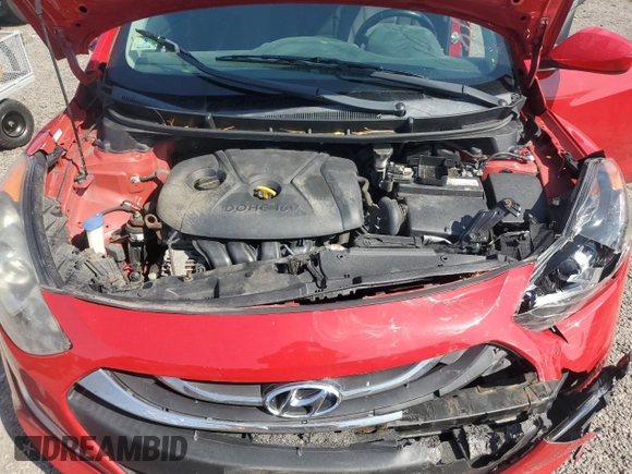 2013 Hyundai Elantra GT with VIN KMHD35LE4DU082855, listed as a Copart auction lot 71051354 with 127,040 mi miles and Salvage Title. Bid and sale history available at carsss.com. Image 11.