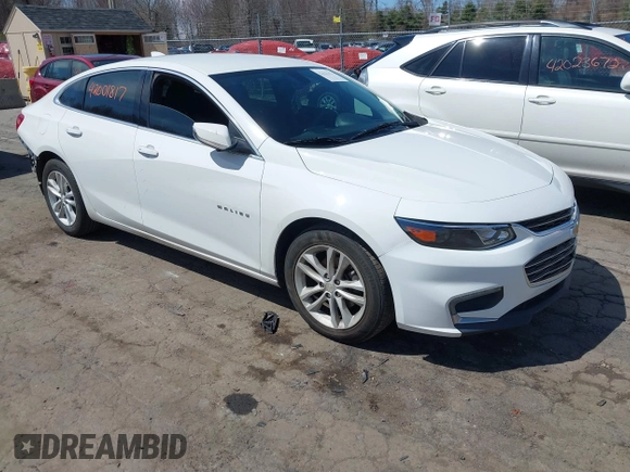 2018 Chevrolet Malibu LT with VIN 1G1ZD5ST1JF142770, listed as a IAAI auction lot 42001817 with 146,732 mi miles. Bid and sale history available at carsss.com. Image 1.