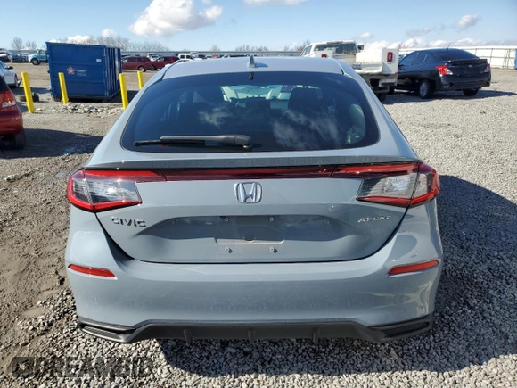 2023 Honda Civic Sport with VIN 19XFL2H88PE000014, listed as a Copart auction lot 43042575 with 28,836 mi miles and Salvage Title. Bid and sale history available at DreamBid. Image 6.