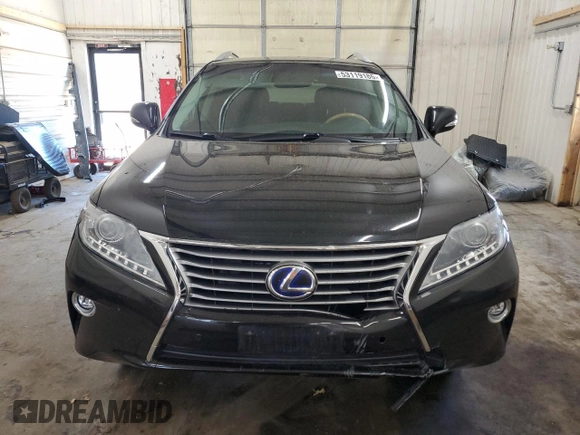 2015 Lexus RX 450h with VIN 2T2BC1BA6FC006178, listed as a Copart auction lot 53119185 with 167,349 mi miles and Salvage Title. Bid and sale history available at DreamBid. Image 5.