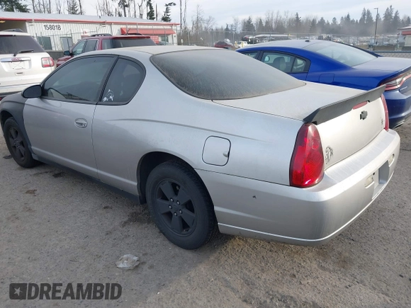 2006 Chevrolet Monte Carlo LT 3.5L z VIN 2G1WM15K369196117, wystawiony jako IAAI lot #41764311 z przebiegiem 204 716 mil mil oraz . Historia ofert i sprzedaży dostępna na DreamBid. Obrazek 3.