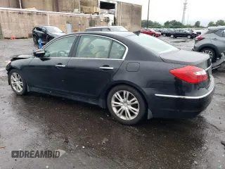 2013 Hyundai Genesis 3.8L with VIN KMHGC4DD6DU220845, listed as a Copart auction lot 71962964 with 106,762 mi miles and Salvage Title. Bid and sale history available at carsss.com. Image 2.