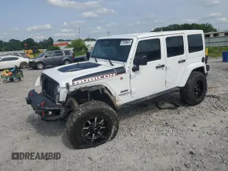2017 Jeep Wrangler Unlimited Rubicon Recon with VIN 1C4BJWFG7HL696895, listed as a Copart auction lot 57409625 with 50,802 mi miles and Salvage title. Bid and sale history available at DreamBid. Image 1.