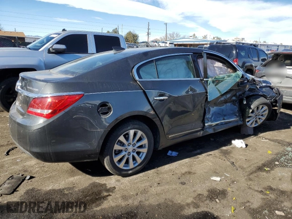 2016 Buick LaCrosse Leather with VIN 1G4GB5GR3GF268862, listed as a Copart auction lot 43349895 with 43,450 mi miles and Salvage title. Bid and sale history available at DreamBid. Image 3.