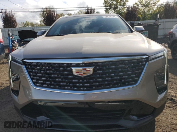 2024 Cadillac XT4 AWD Premium Luxury with VIN 1GYFZDR40RF219252, listed as a Copart auction lot 72446334 with 2,544 mi miles and Salvage title. Bid and sale history available at DreamBid. Image 5.