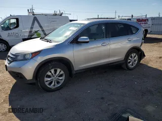 2014 Honda CR-V EX z VIN 5J6RM4H57EL084000, wystawiony jako Copart lot #58048545 z przebiegiem 106 333 mil mil oraz Szkoda całkowita • Salvage title. Historia ofert i sprzedaży dostępna na DreamBid. Obrazek 1.