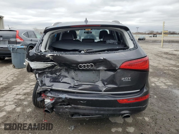 2015 Audi Q5 Premium Plus with VIN WA1LFAFP3FA071373, listed as a Copart auction lot 51213855 with 159,328 mi miles and Salvage Title. Bid and sale history available at carsss.com. Image 6.