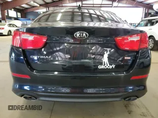 2014 Kia Optima LX with VIN 5XXGM4A70EG313951, listed as a Copart auction lot 63703955 with 87,929 mi miles and Clean title. Bid and sale history available at DreamBid. Image 6.