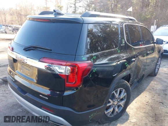 2021 GMC Acadia SLT z VIN 1GKKNULS6MZ128487, wystawiony jako IAAI lot #41918386 z przebiegiem 57 426 mil mil oraz . Historia ofert i sprzedaży dostępna na DreamBid. Obrazek 4.