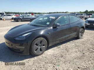 2023 Tesla Model 3 with VIN 5YJ3E1EA1PF456896, listed as a Copart auction lot 50423785 with 49,316 mi miles and Salvage title. Bid and sale history available at DreamBid. Image 1.