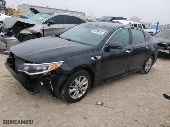2017 Kia Optima LX with VIN KNAGT4L35H5153357, listed as a Copart auction lot 45589895 with 94,449 mi miles and Salvage Title. Bid and sale history available at carsss.com. Image 1.