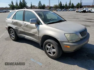 2002 Lexus RX 300 with VIN JTJHF10U020253961, listed as a Copart auction lot 75044084 with 209,552 mi miles and Salvage Title. Bid and sale history available at carsss.com. Image 4.