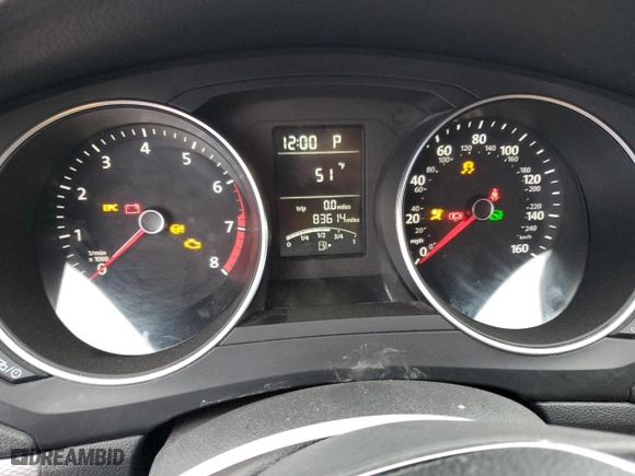 2017 Volkswagen Jetta 1.4T S with VIN 3VW2B7AJ6HM405076, listed as a Copart auction lot 45401615 with 83,614 mi miles and Salvage Title. Bid and sale history available at carsss.com. Image 9.