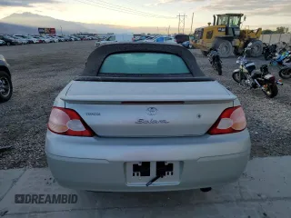 2003 Toyota Solara SE with VIN 2T1FF28P13C606844, listed as a Copart auction lot 78232424 with 58,393 mi miles and Salvage Title. Bid and sale history available at carsss.com. Image 6.