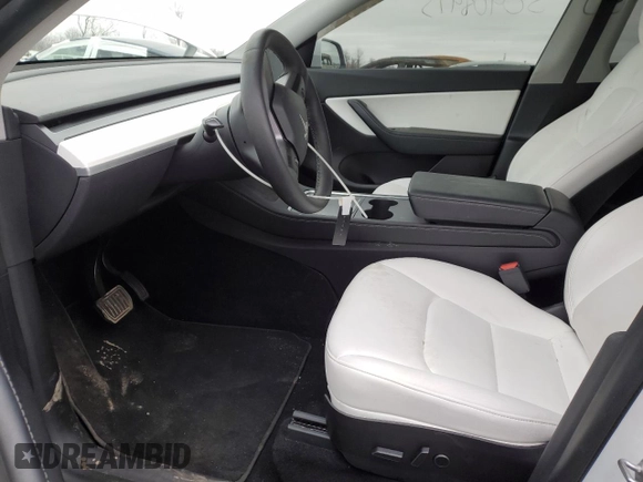 2021 Tesla Model Y Long Range with VIN 5YJYGDEE4MF231016, listed as a Copart auction lot 50908475 with 35,216 mi miles and Salvage Title. Bid and sale history available at DreamBid. Image 7.