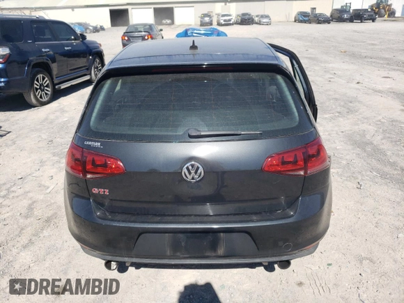 2016 Volkswagen Golf GTI SE w/Performance Pkg with VIN 3VW547AU7GM054128, listed as a Copart auction lot 49577425 with 86,849 mi miles and Salvage Title. Bid and sale history available at carsss.com. Image 6.