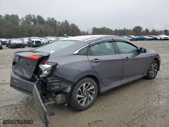 2016 Honda Civic Sedan EX with VIN 19XFC2F76GE246652, listed as a Copart auction lot 52642235 with 80,858 mi miles and Salvage Title. Bid and sale history available at carsss.com. Image 3.