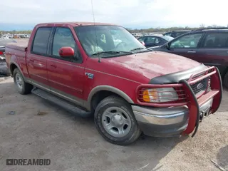 2002 Ford F-150 XLT with VIN 1FTRW07L02KB41132, listed as a IAAI auction lot 41879827 with NaN miles. Bid and sale history available at carsss.com. Image 1.