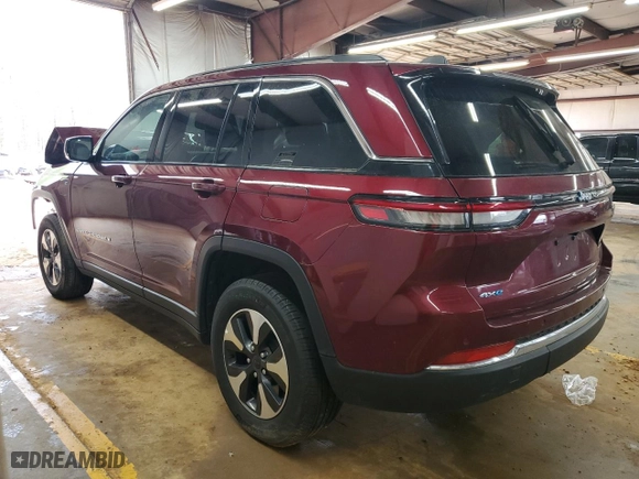 2024 Jeep Grand Cherokee 4xe with VIN 1C4RJYB65RC720684, listed as a Copart auction lot 51878405 with 0 mi miles and Salvage Title. Bid and sale history available at carsss.com. Image 2.