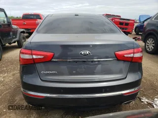 2015 Kia Cadenza Premium z VIN KNALN4D78F5193634, wystawiony jako Copart lot #58529615 z przebiegiem 104 657 mil mil oraz Czysty tytuł • Clean title. Historia ofert i sprzedaży dostępna na DreamBid. Obrazek 6.