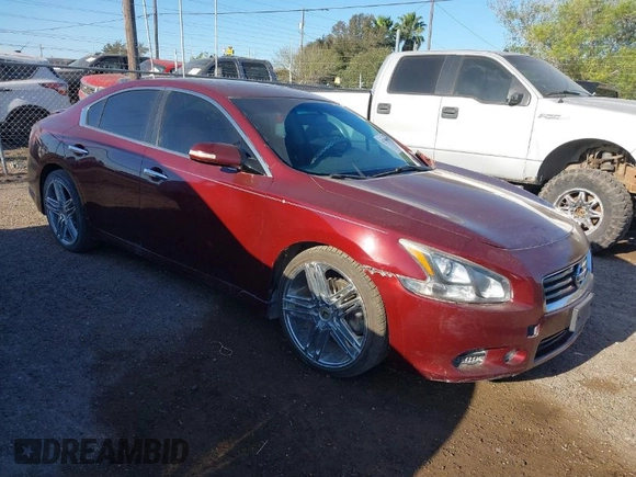 2013 Nissan Maxima S with VIN 1N4AA5AP7DC807233, listed as a IAAI auction lot 41760607 with 163,599 mi miles and . Bid and sale history available at DreamBid. Image 1.