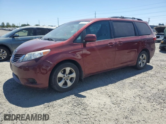 2017 Toyota Sienna LE Auto Access Seat with VIN 5TDKZ3DC3HS820585, listed as a Copart auction lot 64637025 with 288,501 mi miles and Clean title. Bid and sale history available at DreamBid. Image 1.