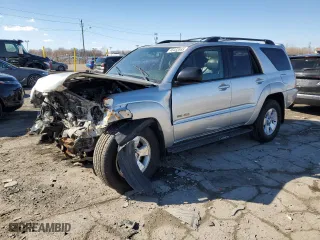 2005 Toyota 4Runner SR5 with VIN JTEBU14R150056995, listed as a Copart auction lot 46483865 with 0 mi miles and Salvage Title. Bid and sale history available at carsss.com. Image 1.