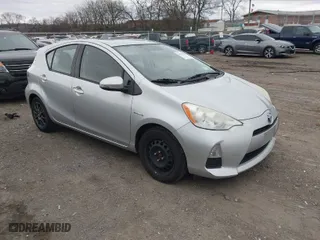 2014 Toyota Prius c One with VIN JTDKDTB35E1557798, listed as a IAAI auction lot 41753972 with 182,543 mi miles. Bid and sale history available at carsss.com. Image 1.