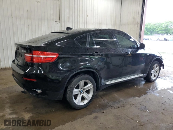 2014 BMW X6 xDrive35i with VIN 5UXFG2C56E0H10070, listed as a Copart auction lot 55911774 with 122,278 mi miles and Salvage Title. Bid and sale history available at carsss.com. Image 3.
