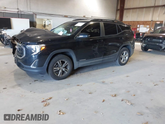 2021 GMC Terrain SLE with VIN 3GKALTEV3ML317303, listed as a IAAI auction lot 41230113 with 49,208 mi miles and . Bid and sale history available at carsss.com. Image 2.