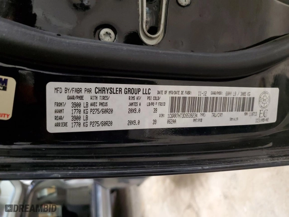 2013 Ram 1500 Sport with VIN 1C6RR7HT3DS539234, listed as a Copart auction lot 46897225 with 250,584 mi miles and Clean Title. Bid and sale history available at carsss.com. Image 12.