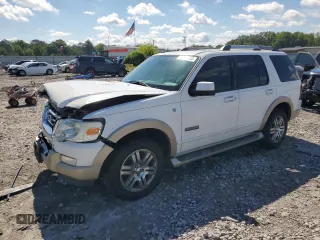 2007 Ford Explorer Eddie Bauer with VIN 1FMEU74817UB86360, listed as a Copart auction lot 55839065 with 154,170 mi miles and Salvage title. Bid and sale history available at DreamBid. Image 1.