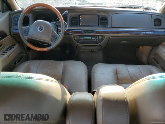 2003 Mercury Grand Marquis LS Premium with VIN 2MEFM75W03X606245, listed as a Copart auction lot 50795125 with 207,117 mi miles and Salvage Title. Bid and sale history available at DreamBid. Image 8.